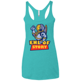 T-Shirts Tahiti Blue / X-Small END OF STORY Women's Triblend Racerback Tank