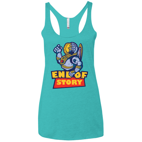 T-Shirts Tahiti Blue / X-Small END OF STORY Women's Triblend Racerback Tank