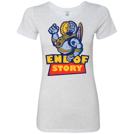T-Shirts Heather White / Small END OF STORY Women's Triblend T-Shirt