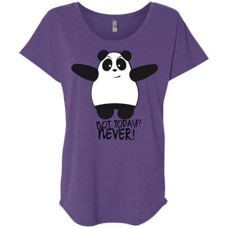 T-Shirts Purple Rush / X-Small Endless Procrastination Triblend Dolman Sleeve