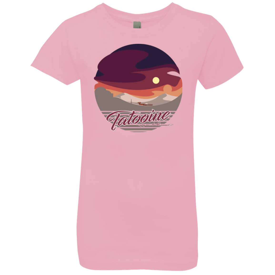 T-Shirts Light Pink / YXS Enjoy Our Double Sunset Girls Premium T-Shirt