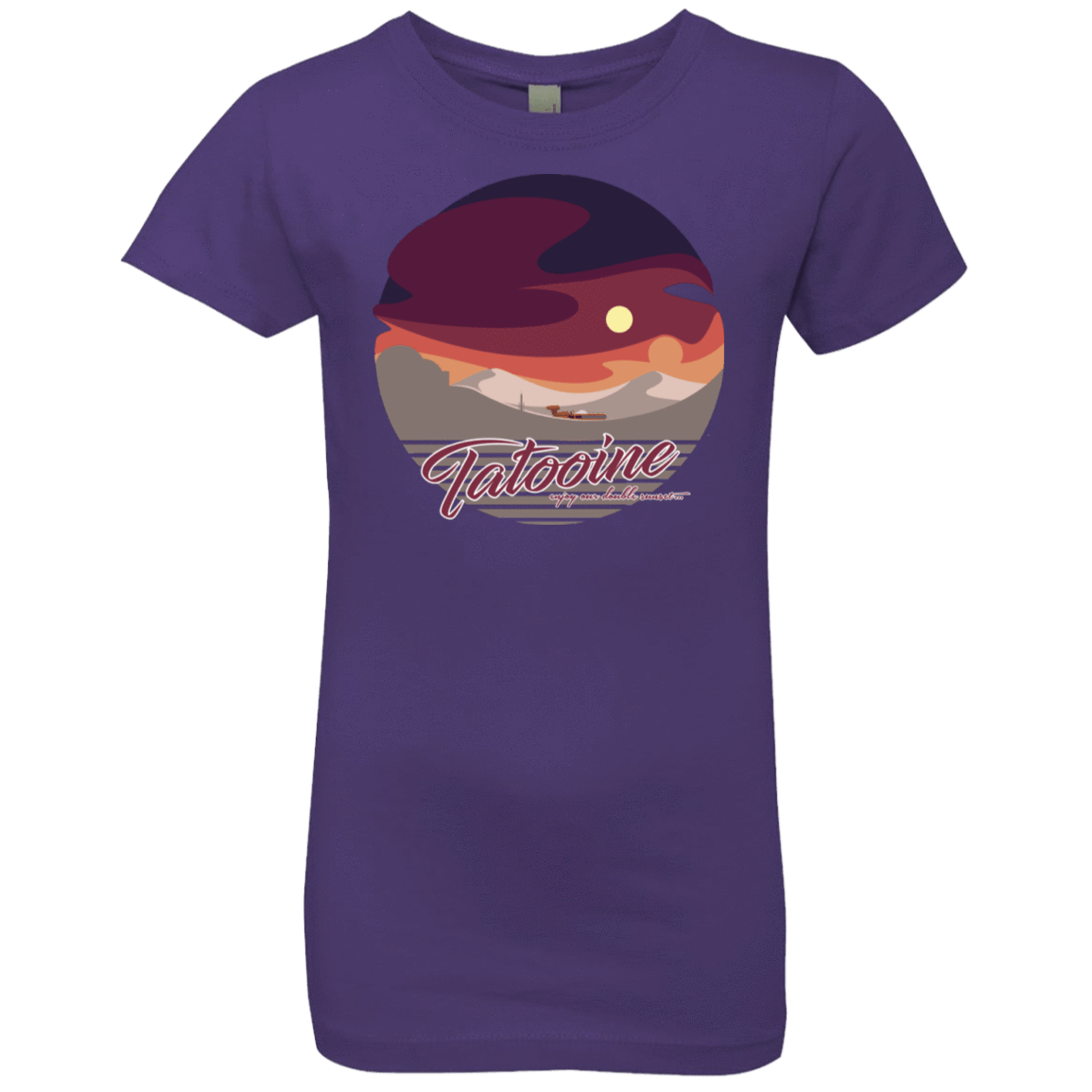 T-Shirts Purple Rush / YXS Enjoy Our Double Sunset Girls Premium T-Shirt