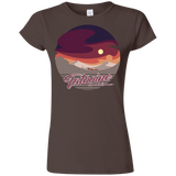 T-Shirts Dark Chocolate / S Enjoy Our Double Sunset Junior Slimmer-Fit T-Shirt