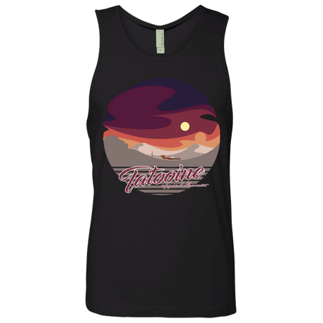 T-Shirts Black / S Enjoy Our Double Sunset Men's Premium Tank Top