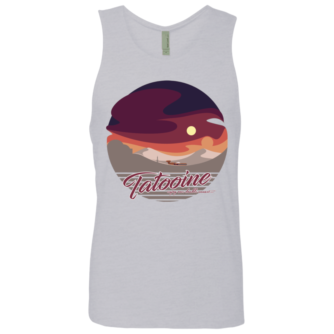 T-Shirts Heather Grey / S Enjoy Our Double Sunset Men's Premium Tank Top