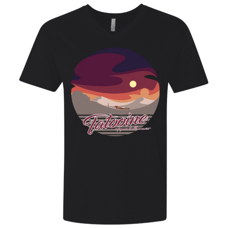 T-Shirts Black / X-Small Enjoy Our Double Sunset Men's Premium V-Neck