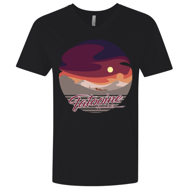 T-Shirts Black / X-Small Enjoy Our Double Sunset Men's Premium V-Neck