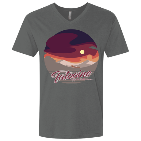 T-Shirts Heavy Metal / X-Small Enjoy Our Double Sunset Men's Premium V-Neck