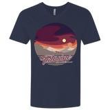 T-Shirts Midnight Navy / X-Small Enjoy Our Double Sunset Men's Premium V-Neck