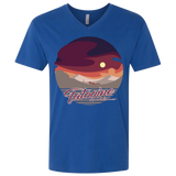 T-Shirts Royal / X-Small Enjoy Our Double Sunset Men's Premium V-Neck