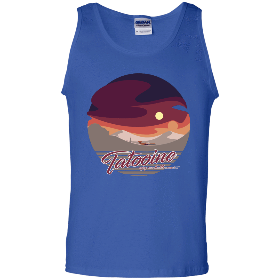 Enjoy Our Double Sunset Men's Tank Top
