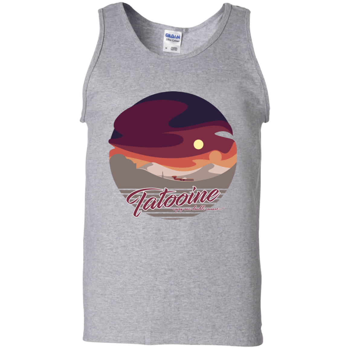 Enjoy Our Double Sunset Men's Tank Top