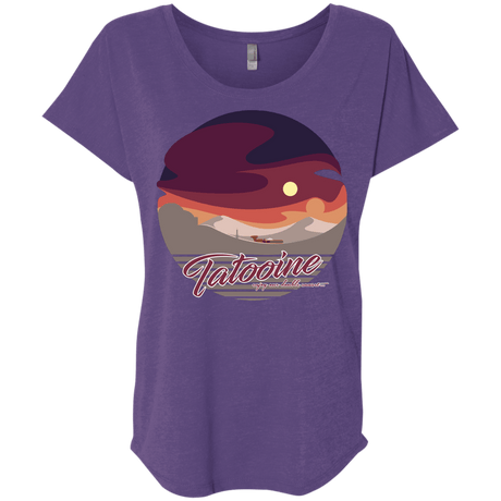 Enjoy Our Double Sunset Triblend Dolman Sleeve