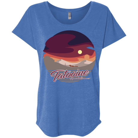 Enjoy Our Double Sunset Triblend Dolman Sleeve