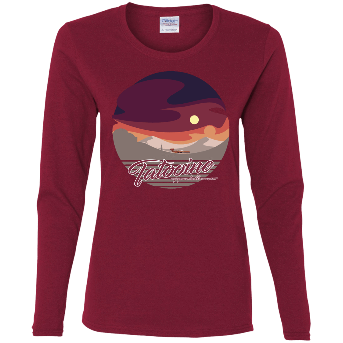 T-Shirts Cardinal / S Enjoy Our Double Sunset Women's Long Sleeve T-Shirt