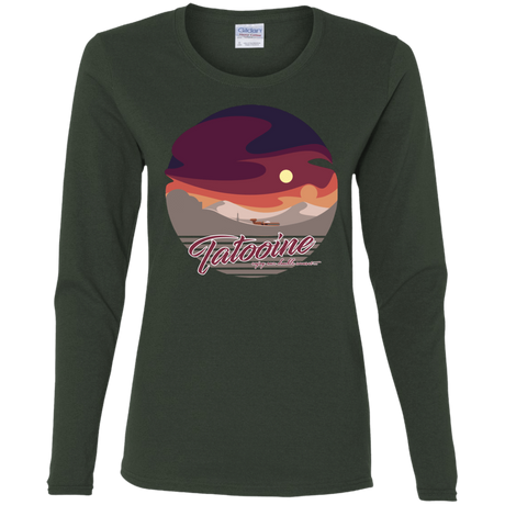 T-Shirts Forest / S Enjoy Our Double Sunset Women's Long Sleeve T-Shirt