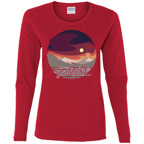 T-Shirts Red / S Enjoy Our Double Sunset Women's Long Sleeve T-Shirt