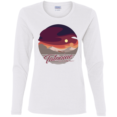 T-Shirts White / S Enjoy Our Double Sunset Women's Long Sleeve T-Shirt