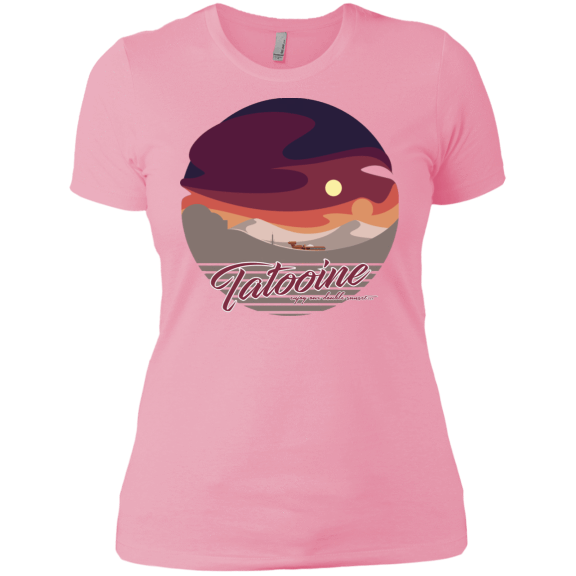 T-Shirts Light Pink / X-Small Enjoy Our Double Sunset Women's Premium T-Shirt