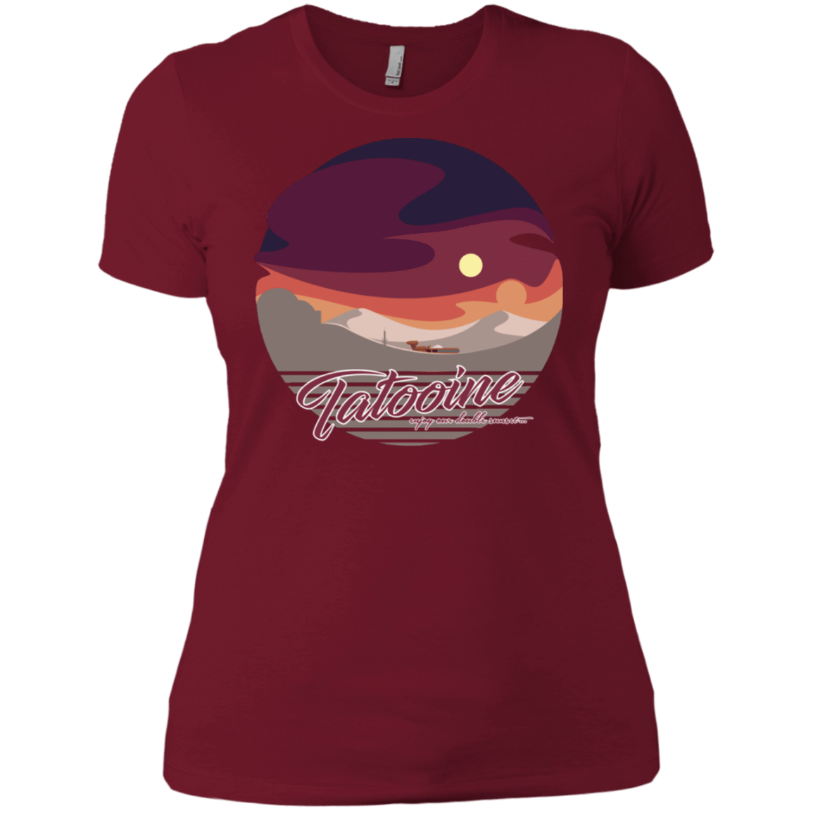 T-Shirts Scarlet / X-Small Enjoy Our Double Sunset Women's Premium T-Shirt