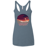 Enjoy Our Double Sunset Women's Triblend Racerback Tank