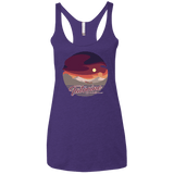 Enjoy Our Double Sunset Women's Triblend Racerback Tank