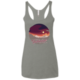 Enjoy Our Double Sunset Women's Triblend Racerback Tank