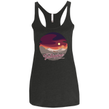 Enjoy Our Double Sunset Women's Triblend Racerback Tank