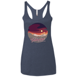 Enjoy Our Double Sunset Women's Triblend Racerback Tank