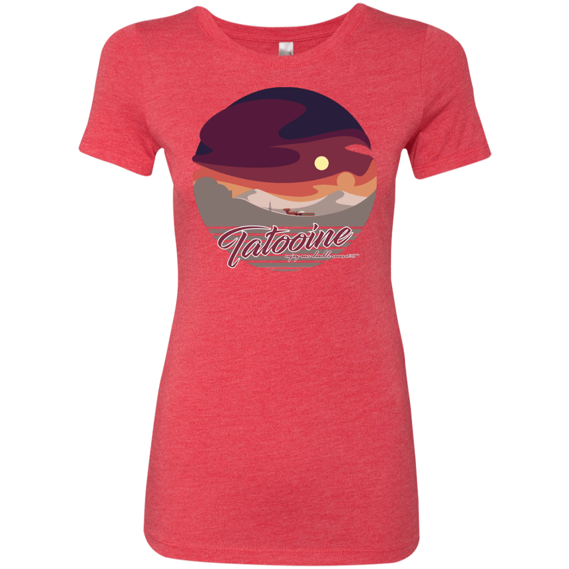 T-Shirts Vintage Red / S Enjoy Our Double Sunset Women's Triblend T-Shirt