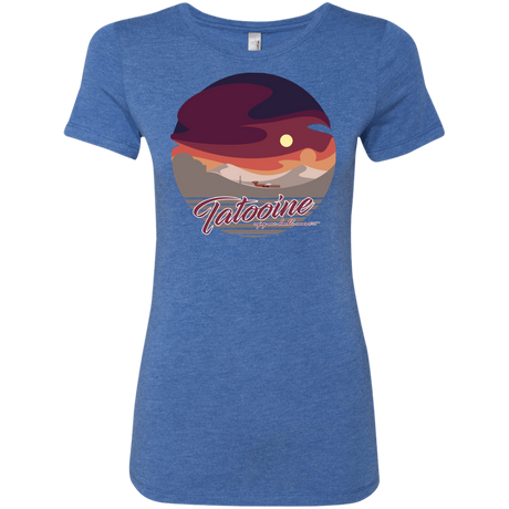 T-Shirts Vintage Royal / S Enjoy Our Double Sunset Women's Triblend T-Shirt