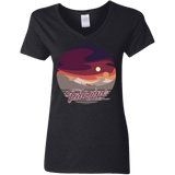 T-Shirts Black / S Enjoy Our Double Sunset Women's V-Neck T-Shirt