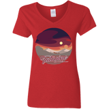 T-Shirts Red / S Enjoy Our Double Sunset Women's V-Neck T-Shirt