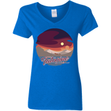 T-Shirts Royal / S Enjoy Our Double Sunset Women's V-Neck T-Shirt