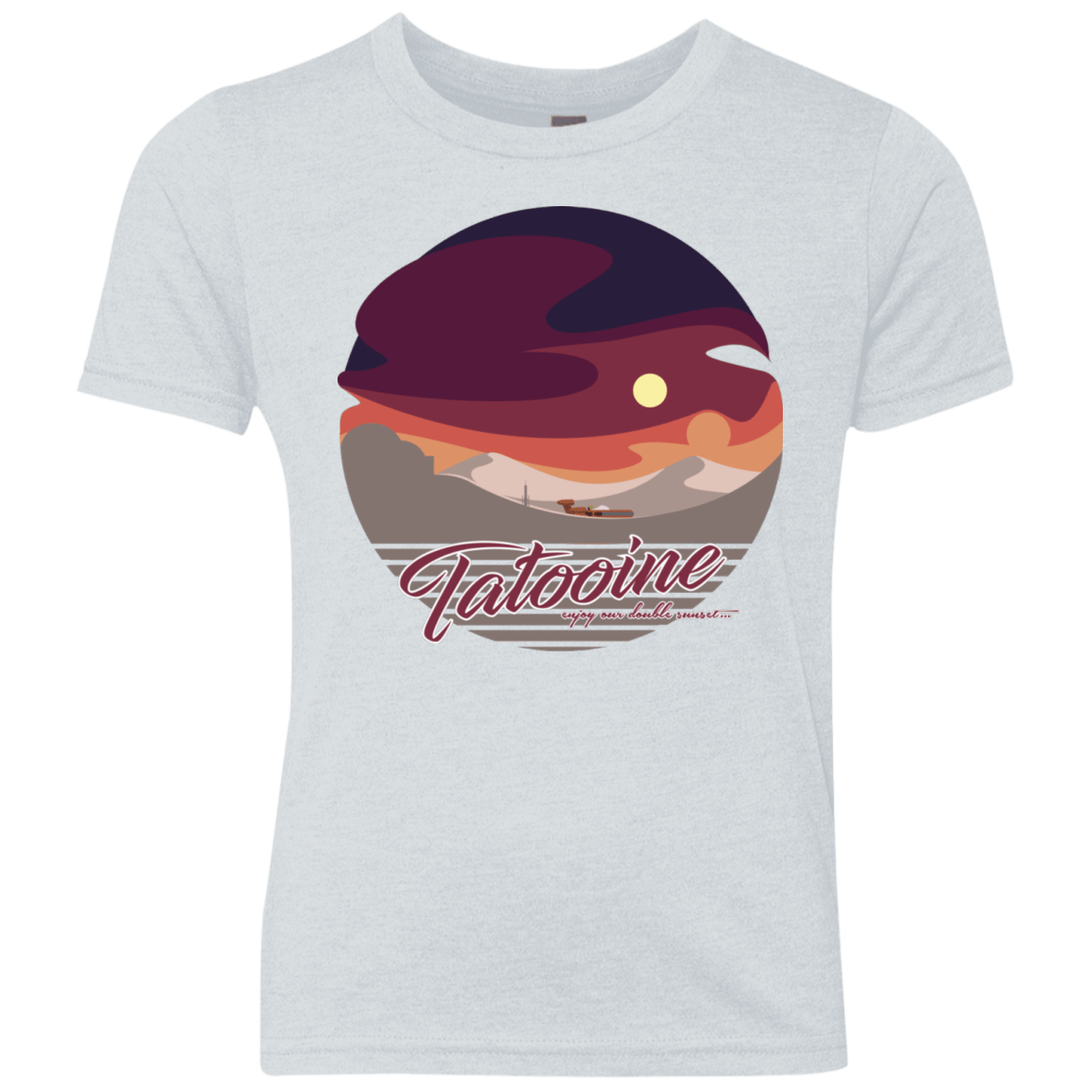 Enjoy Our Double Sunset Youth Triblend T-Shirt
