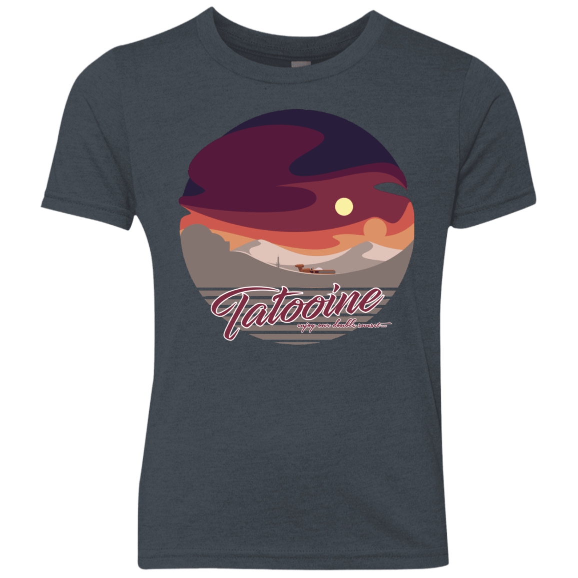 Enjoy Our Double Sunset Youth Triblend T-Shirt