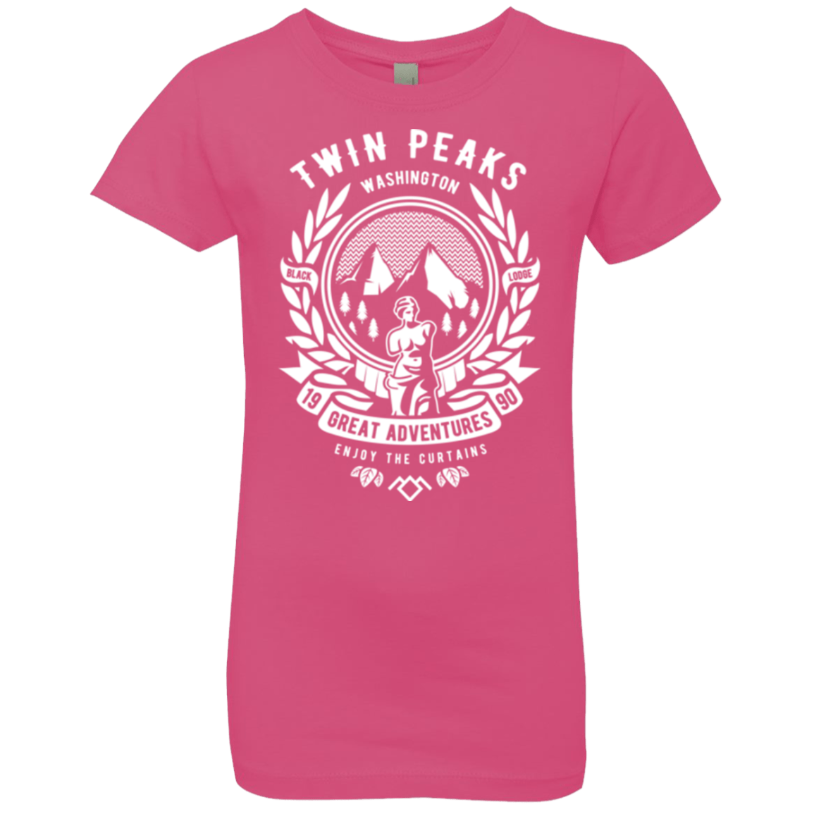 T-Shirts Hot Pink / YXS ENJOY THE CURTAINS Girls Premium T-Shirt