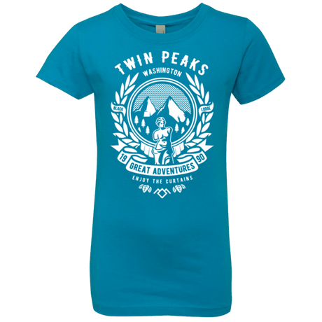 T-Shirts Turquoise / YXS ENJOY THE CURTAINS Girls Premium T-Shirt