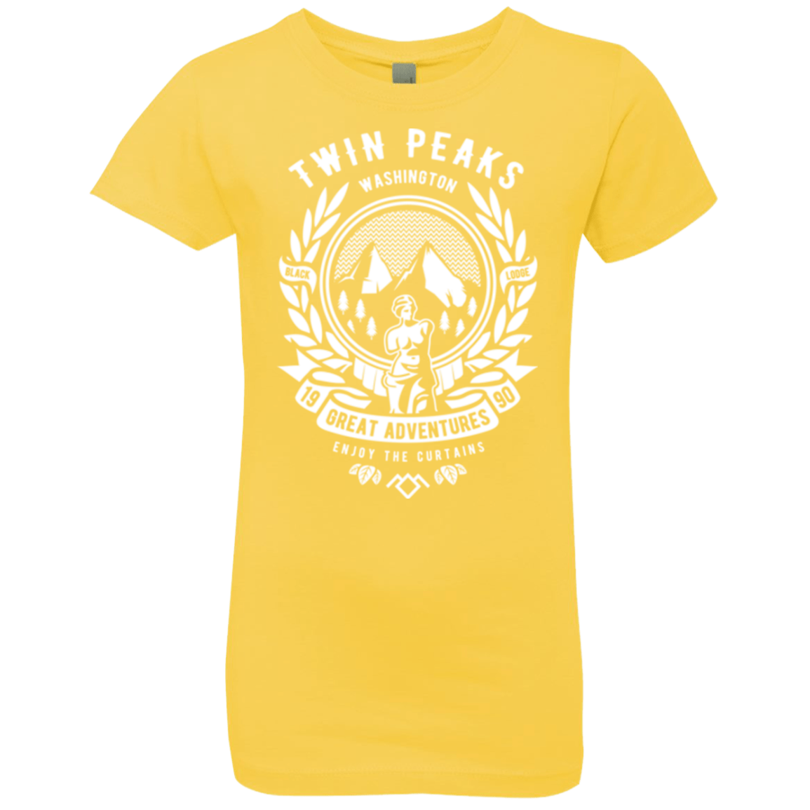 T-Shirts Vibrant Yellow / YXS ENJOY THE CURTAINS Girls Premium T-Shirt