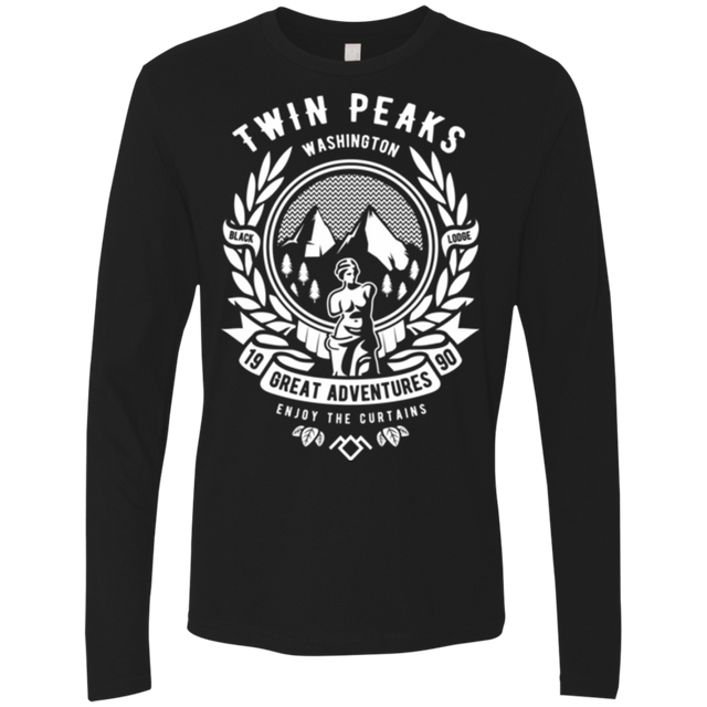 T-Shirts Black / Small ENJOY THE CURTAINS Men's Premium Long Sleeve