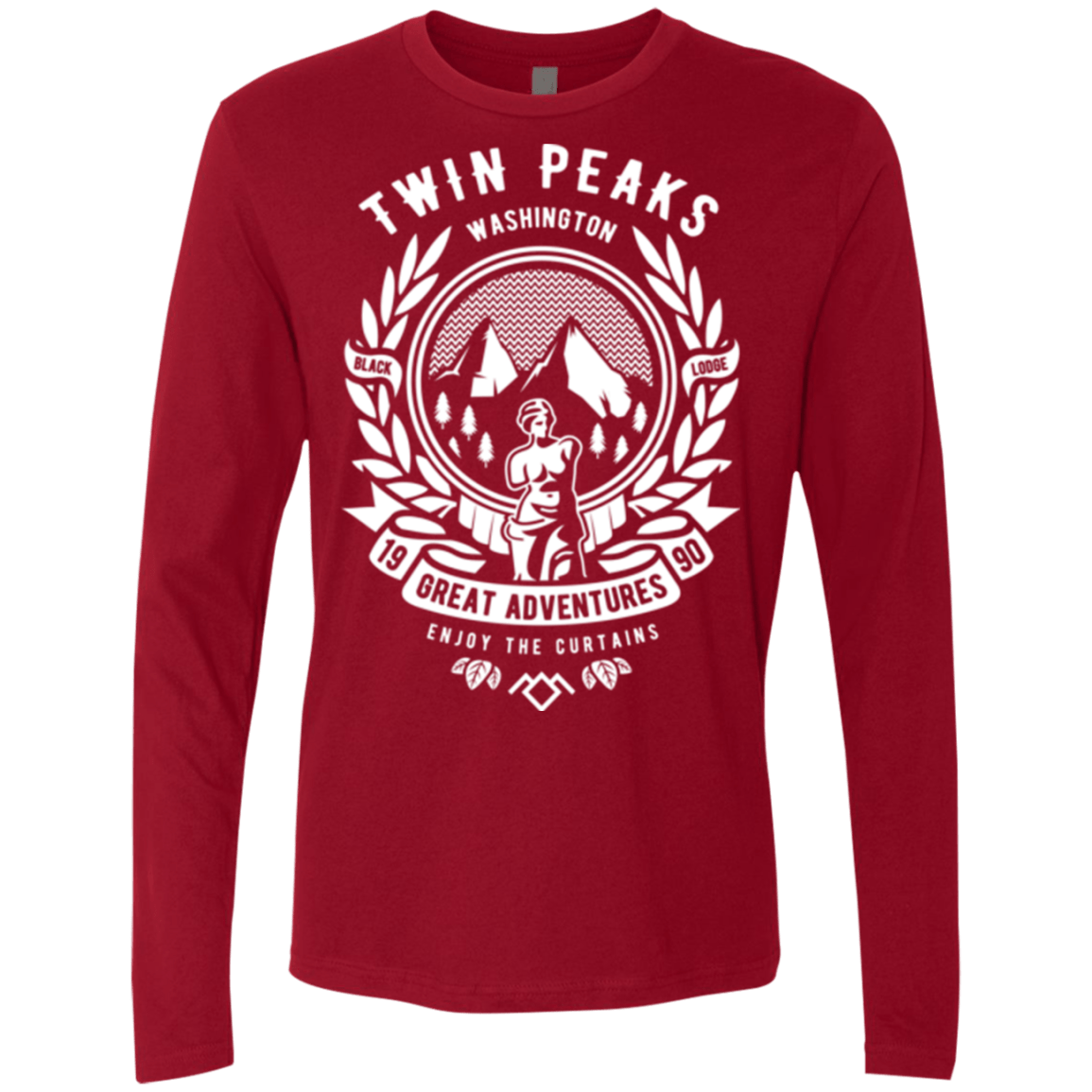 T-Shirts Cardinal / Small ENJOY THE CURTAINS Men's Premium Long Sleeve