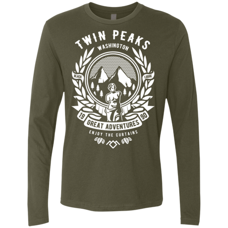 T-Shirts Military Green / Small ENJOY THE CURTAINS Men's Premium Long Sleeve