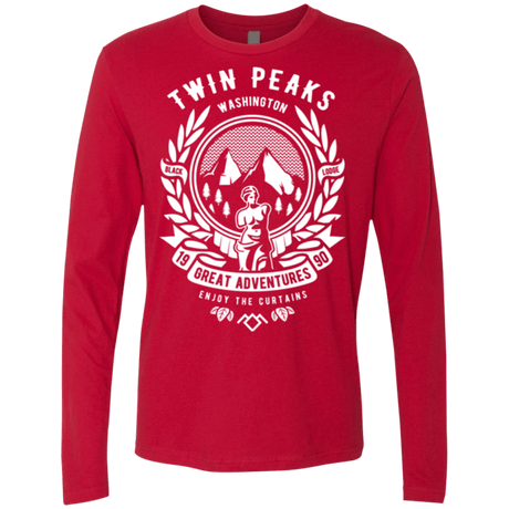 T-Shirts Red / Small ENJOY THE CURTAINS Men's Premium Long Sleeve