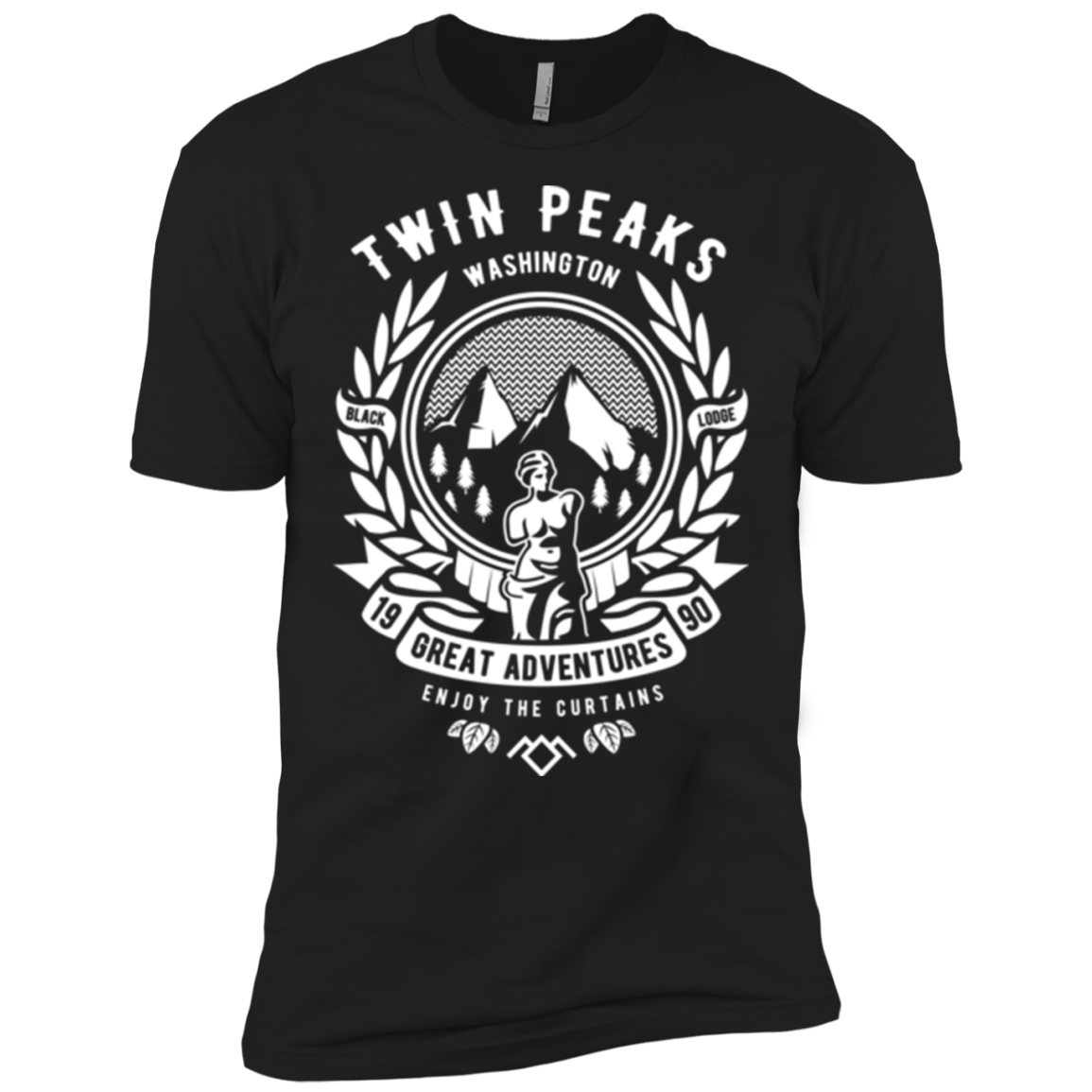 T-Shirts Black / X-Small ENJOY THE CURTAINS Men's Premium T-Shirt