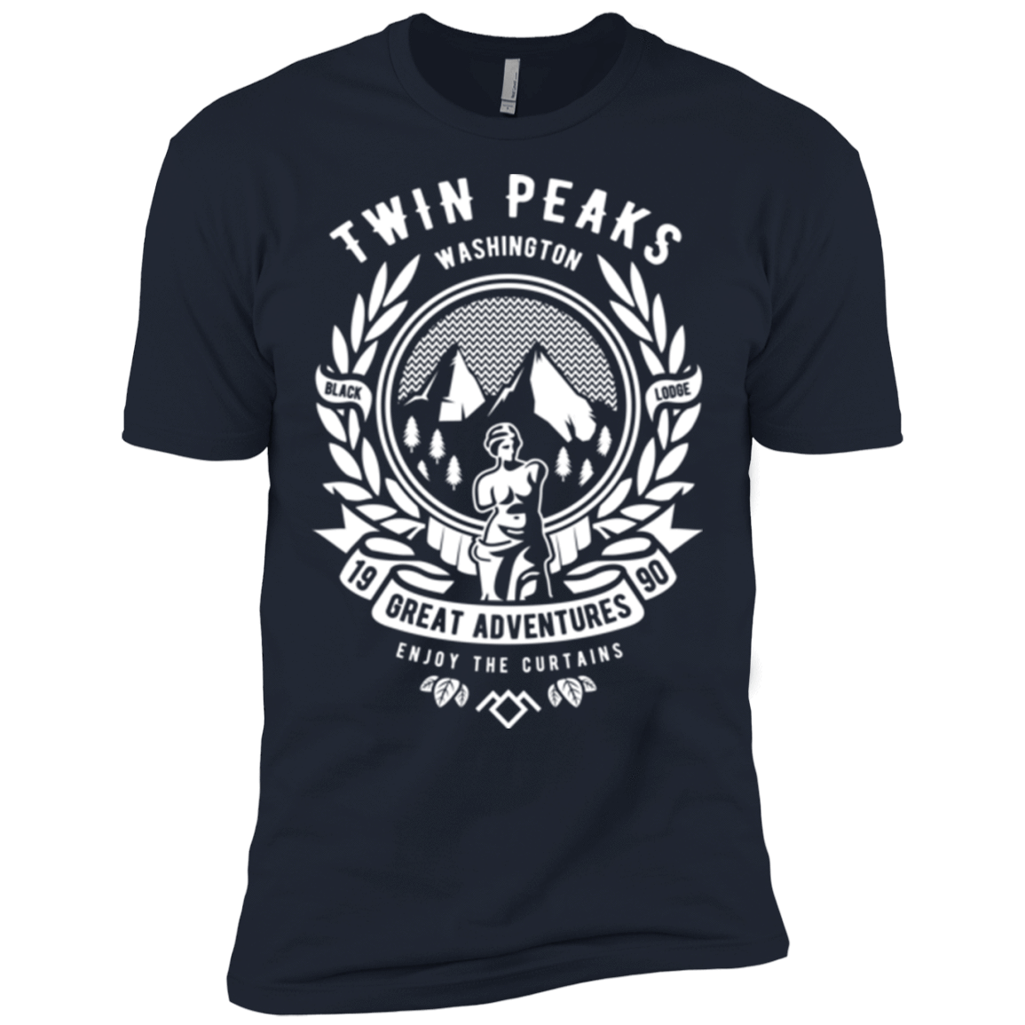 T-Shirts Midnight Navy / X-Small ENJOY THE CURTAINS Men's Premium T-Shirt