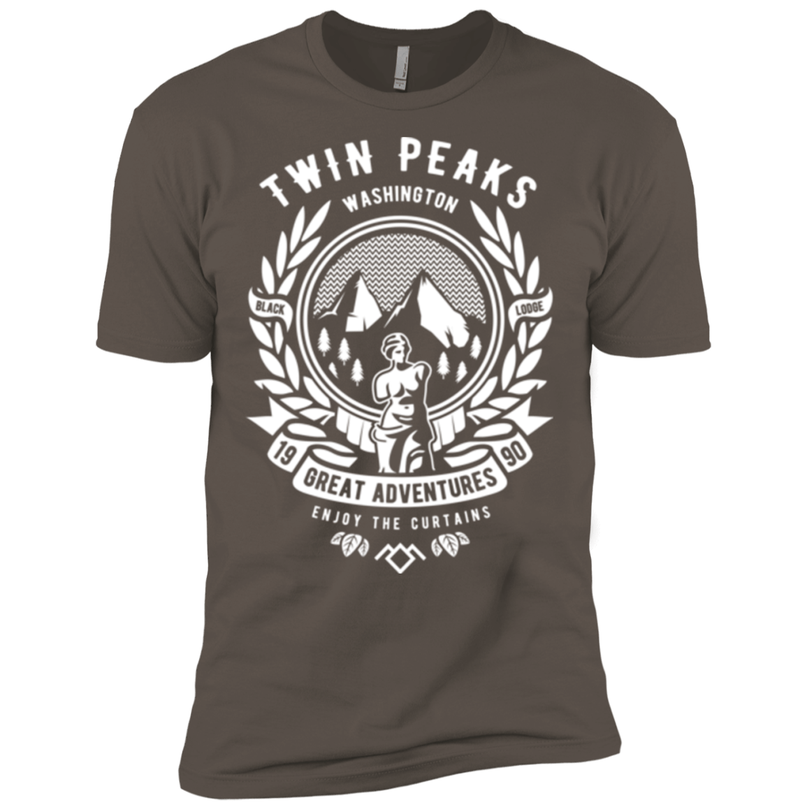 T-Shirts Warm Grey / X-Small ENJOY THE CURTAINS Men's Premium T-Shirt