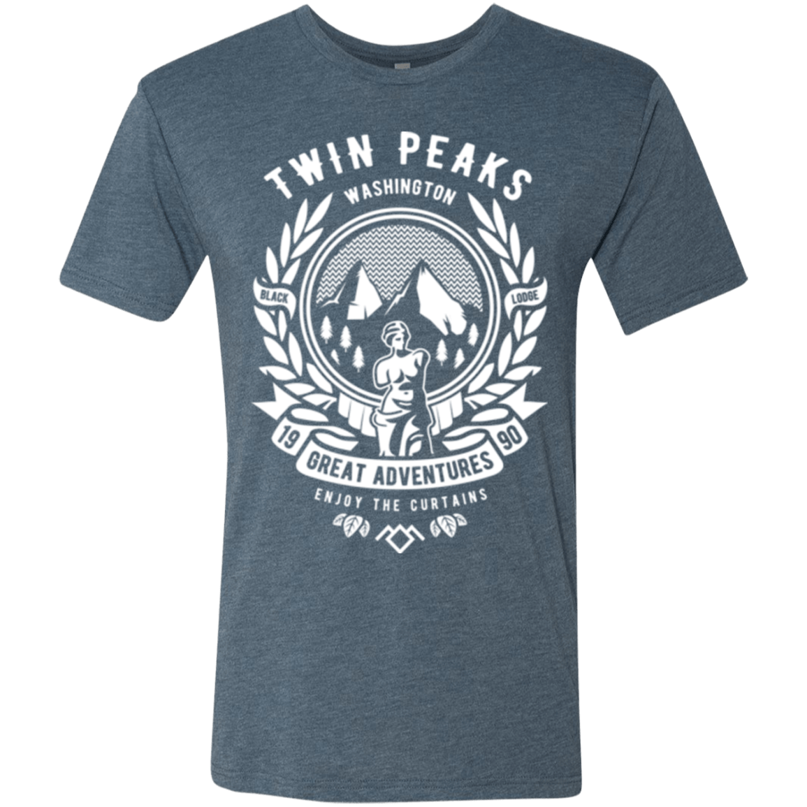 T-Shirts Indigo / Small ENJOY THE CURTAINS Men's Triblend T-Shirt