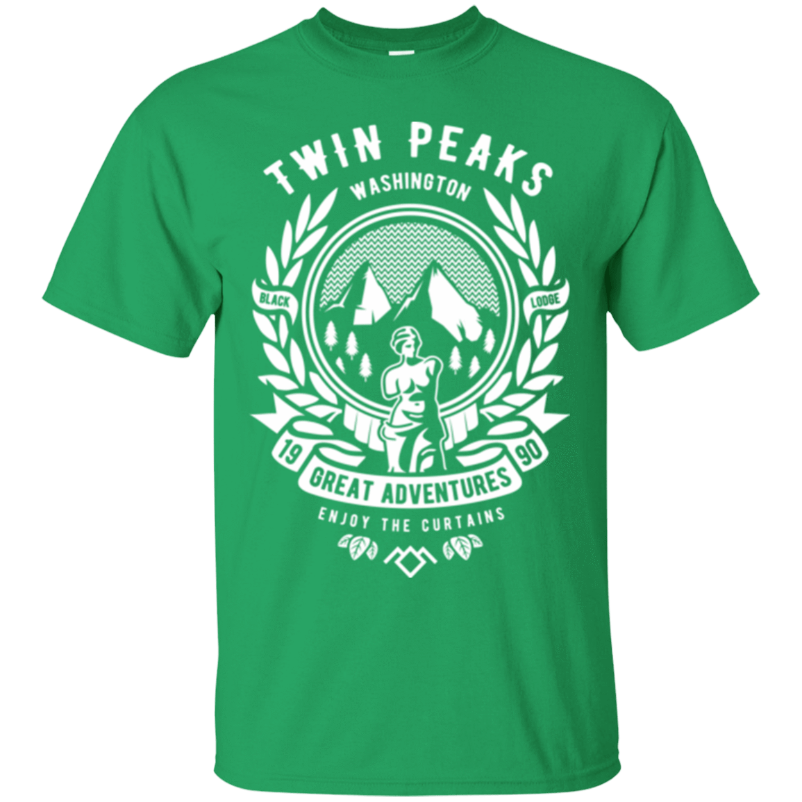 T-Shirts Irish Green / Small ENJOY THE CURTAINS T-Shirt