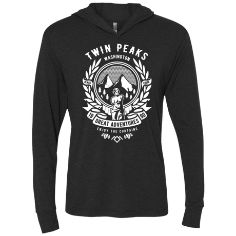 T-Shirts Vintage Black / X-Small ENJOY THE CURTAINS Triblend Long Sleeve Hoodie Tee