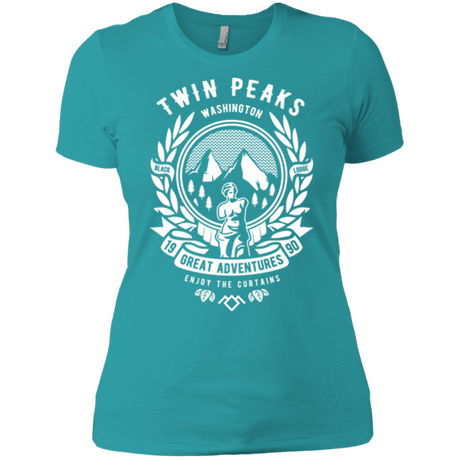 T-Shirts Tahiti Blue / X-Small ENJOY THE CURTAINS Women's Premium T-Shirt